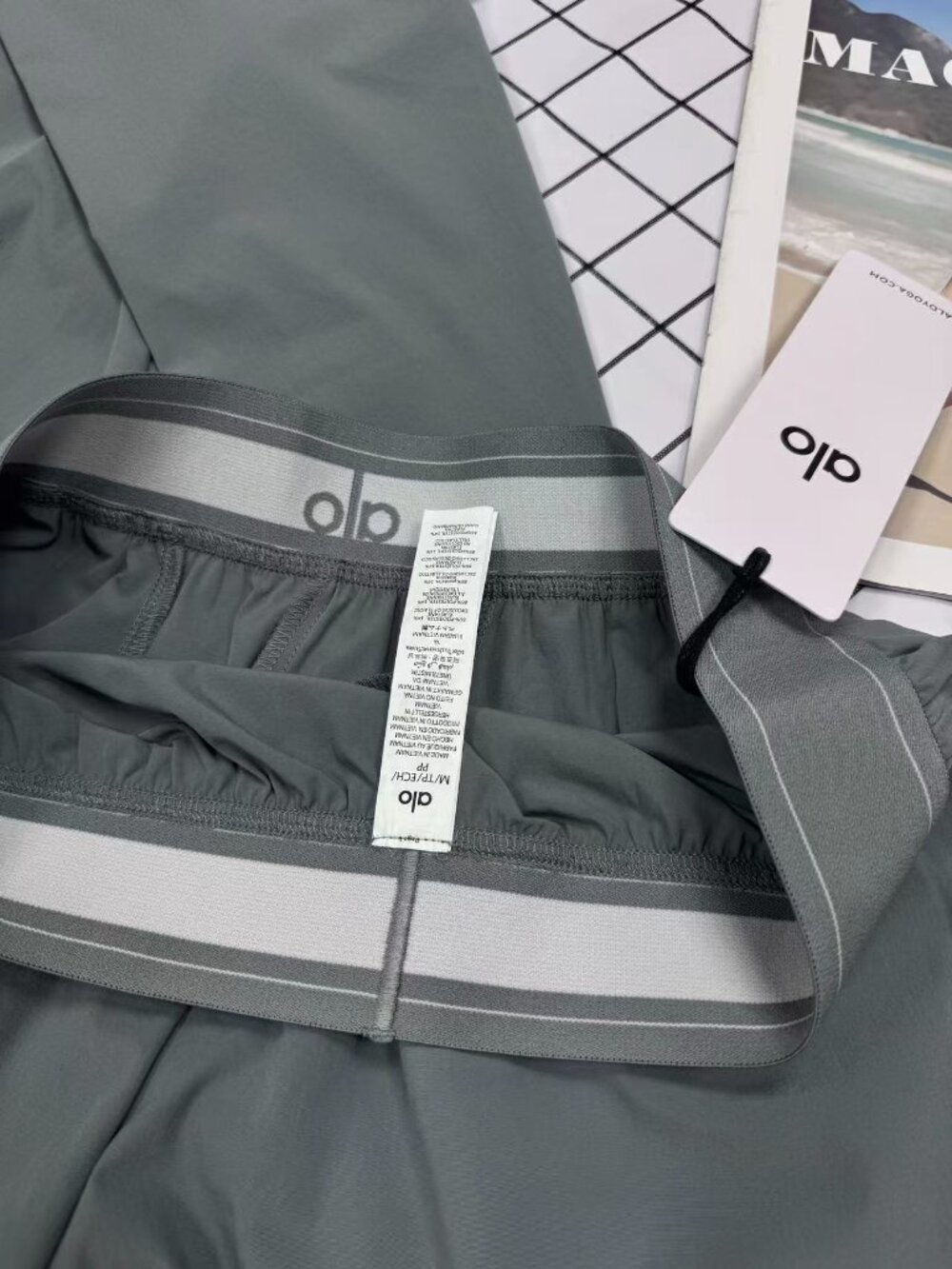 ALO Yoga Steel Grey Suit Up Trouser💦Clean Girl Office Pants-Regular 30” Inseam - Picture 5 of 8